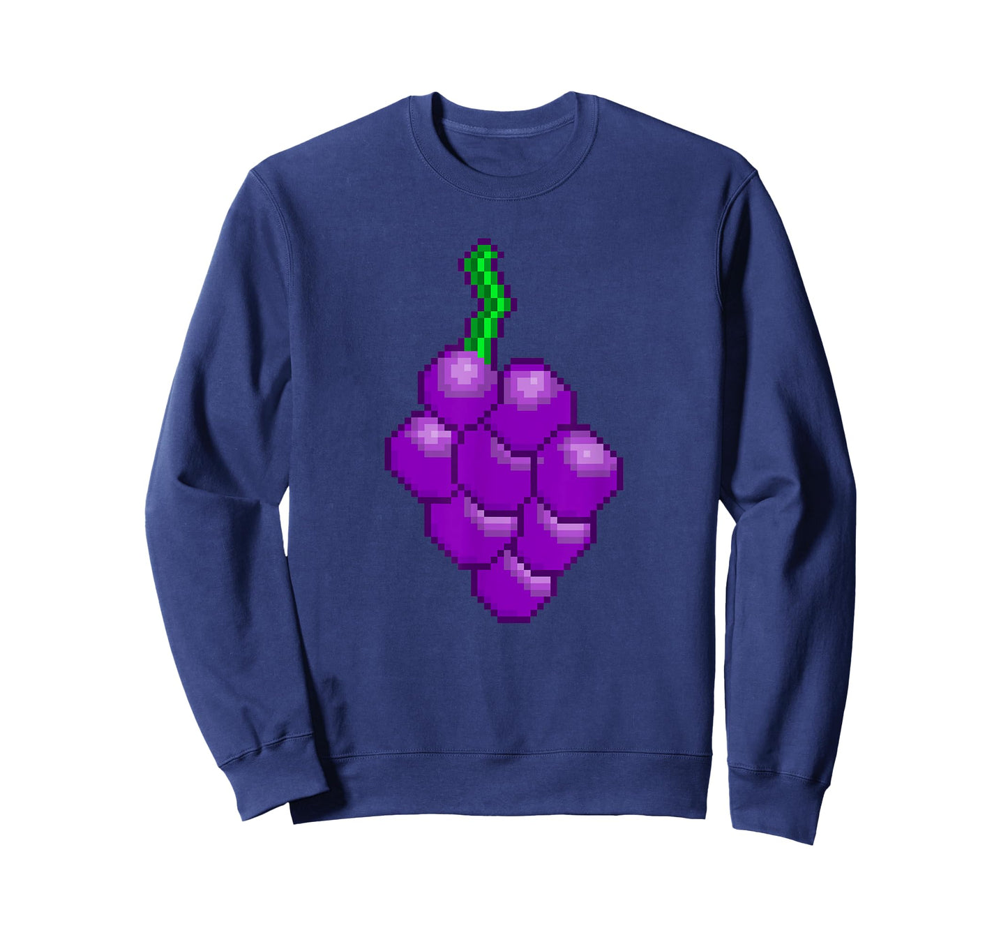 Retro Arcade 8 Bit Gaming Pixel Gamer Fruit Grapes Top T-Shirt