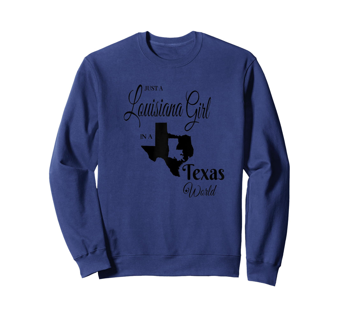 Funny, "Louisiana Girl in a Texas World" T-Shirt T-Shirt