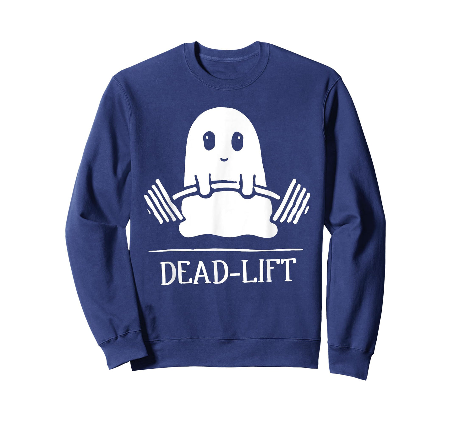 Dead Lift Funny Ghost Gymer Halloween Weight Lifting Workout T-Shirt