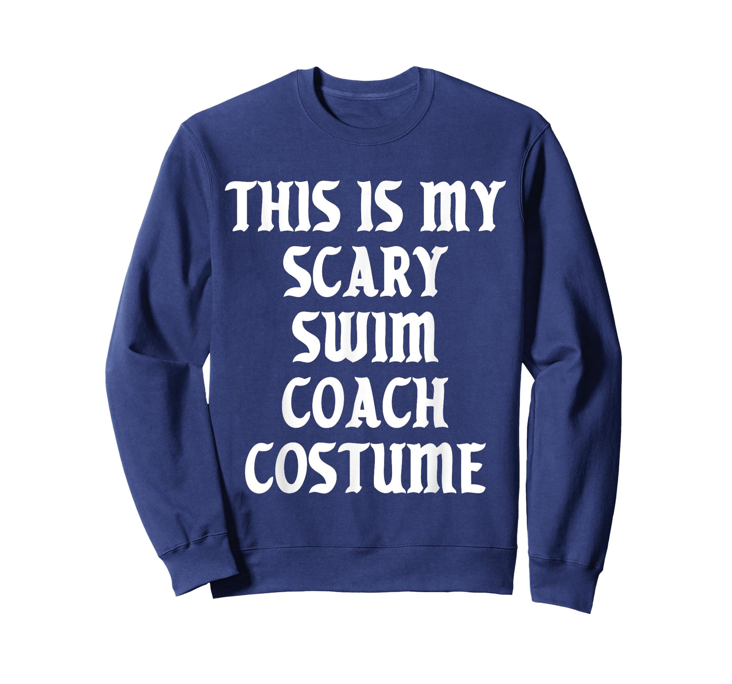 Scary Swim Coach Costume Trainer Sports Halloween Spooky T-Shirt