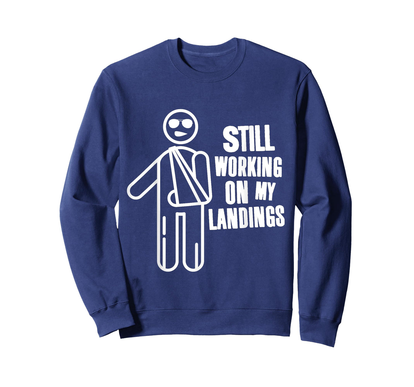 Funny Broken Arm Gift - Working on Landings Kids Get Well T-Shirt