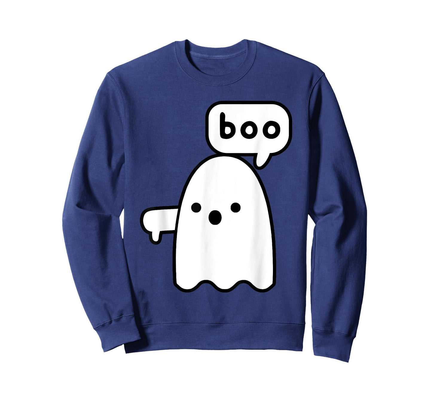 Thumbs Down Ghost Screaming Boo Disapproval Ghost halloween T-Shirt