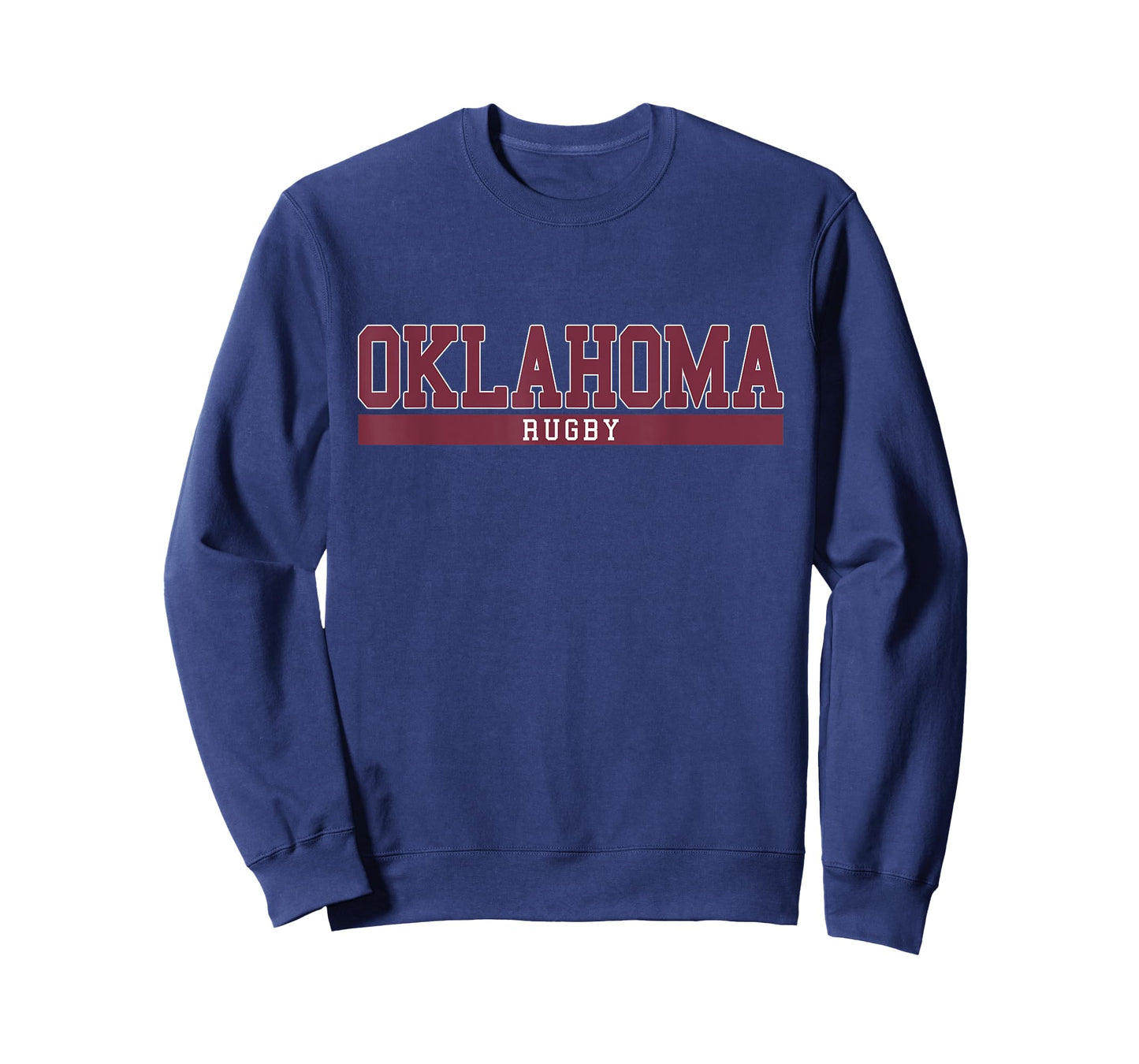 Oklahoma Rugby T-Shirts Unisex-Adults Black Short Sleeve Rugby T-Shirt Small