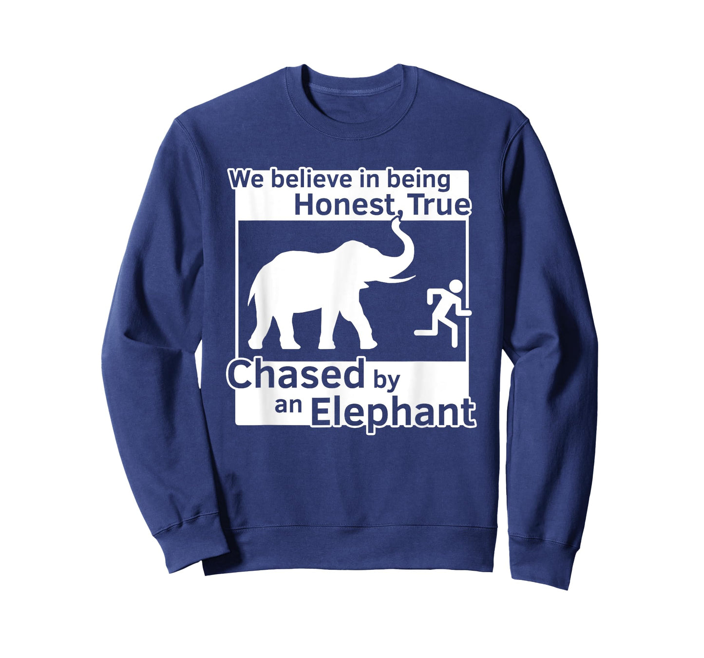 13th Article of Faith Funny LDS Chased By An Elephant T-Shirt