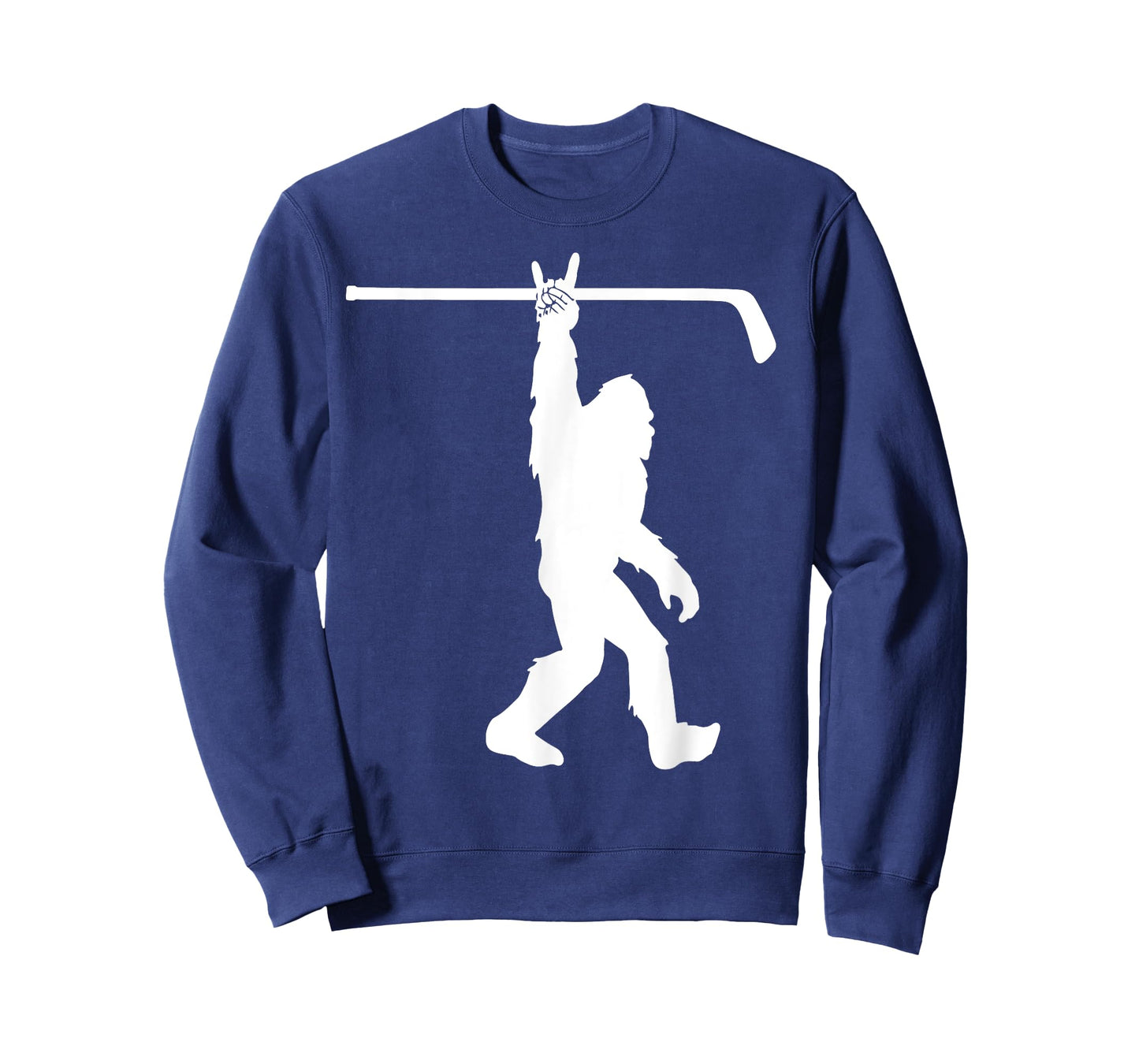 Boys Bigfoot Hockey Funny Sasquatch Rock An Roll Youth Men T-Shirt