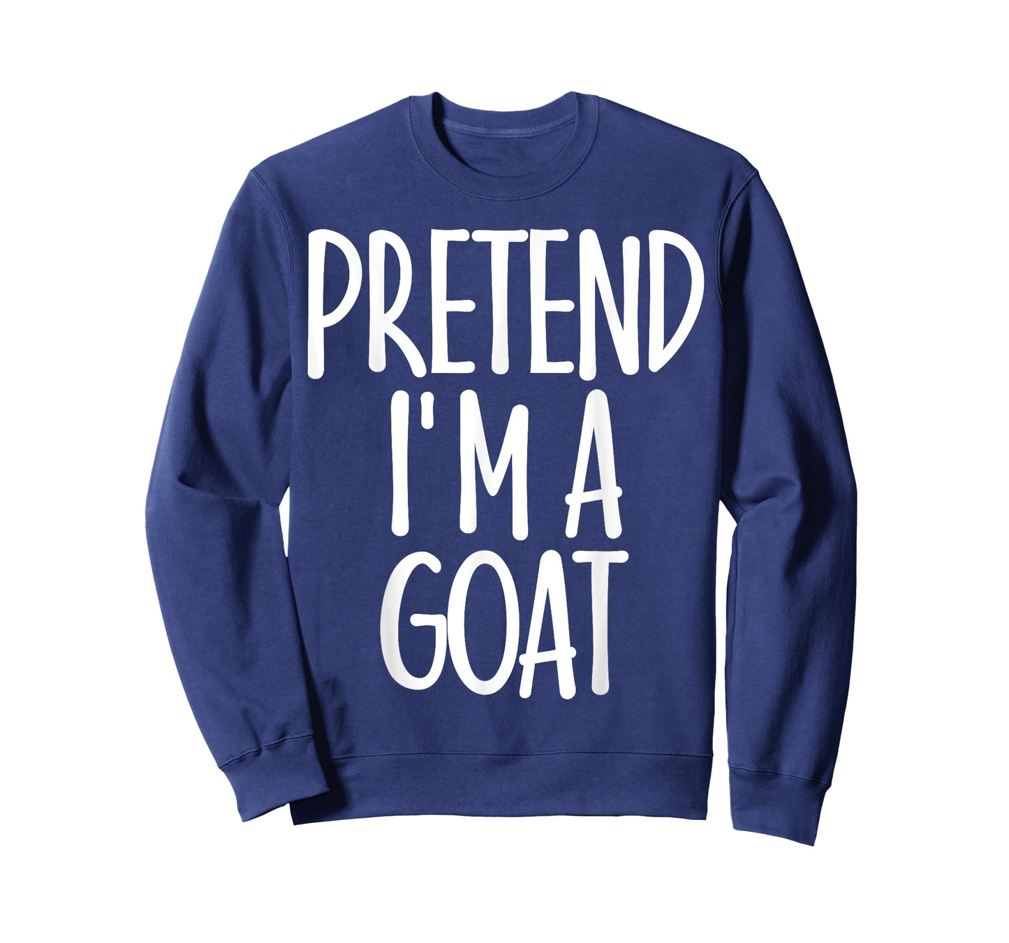 Easy Pretend I'm Goat Costume Gift Funny Farmer Halloween T-Shirt