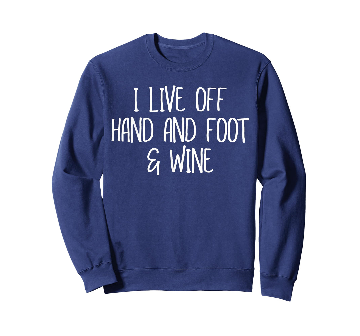 Hand and Foot Card Game Lover Gift Funny Wine Lovers T-Shirt