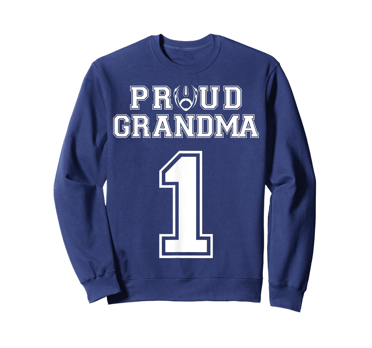 Custom Proud Football Grandma Number 1 Personalized Women T-Shirt