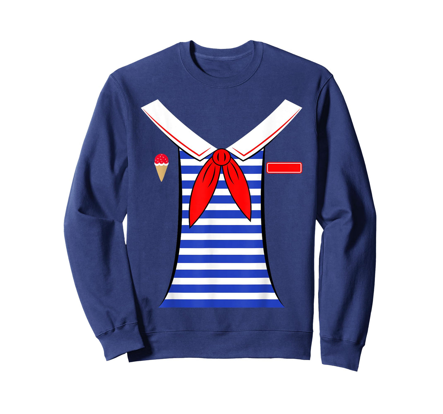 Funny Ice Cream Parlor Scoops Ahoy Costume Men Women Gift T-Shirt
