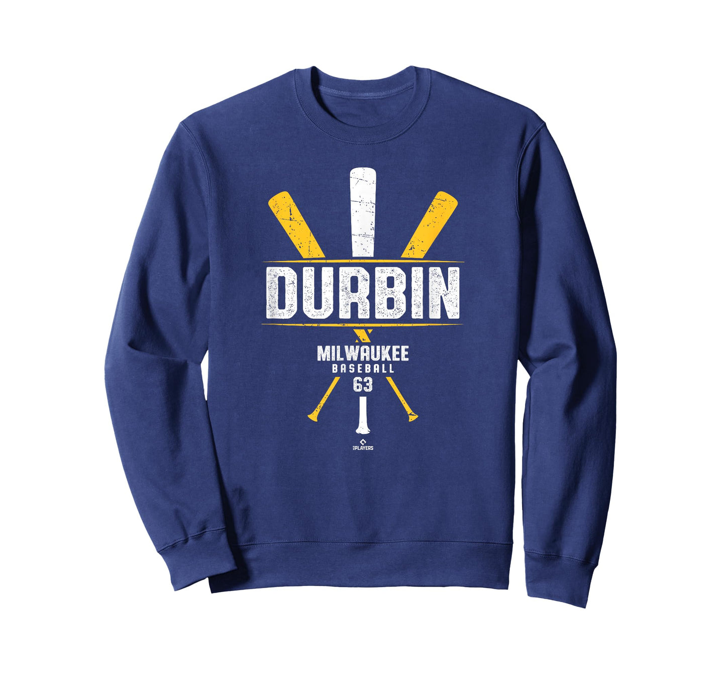 Vintage Baseball Bat Gameday Caleb Durbin Milwaukee Baseball T-Shirt