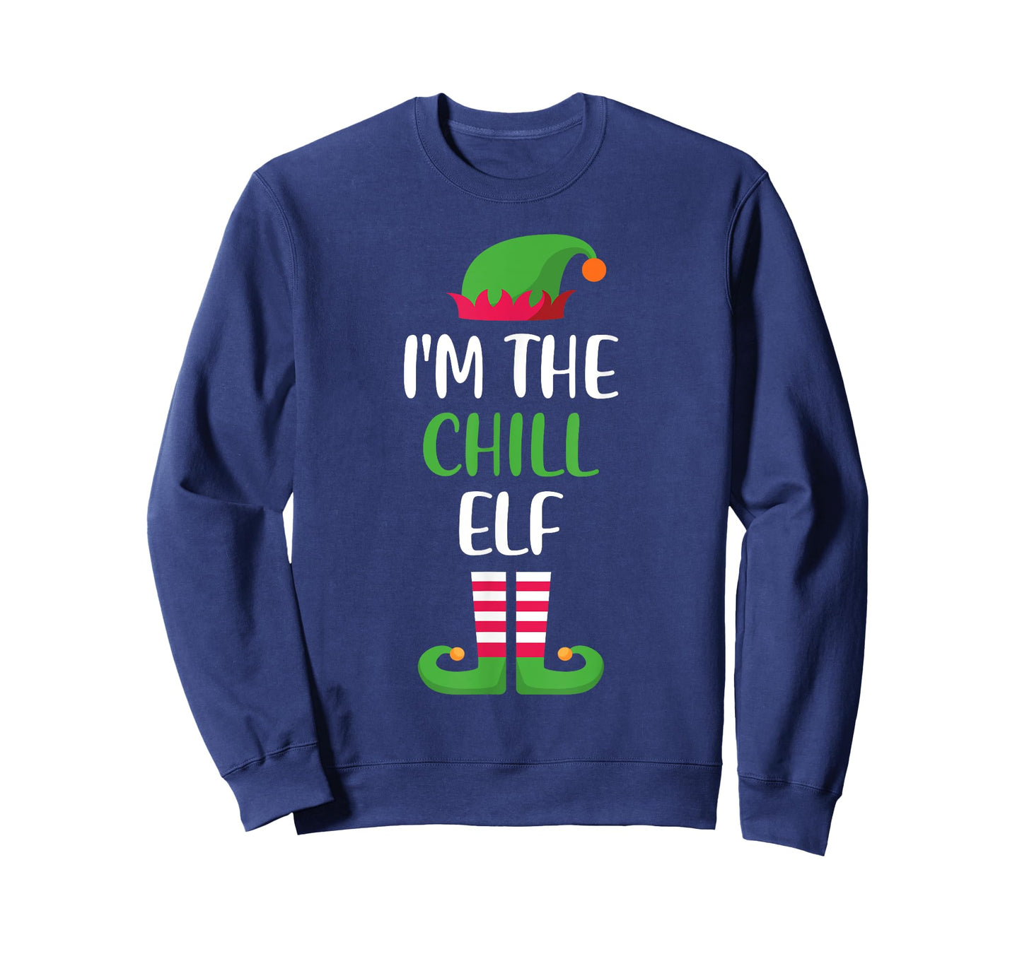 I'm The Chill Elf Matching Family Group Christmas T-Shirt