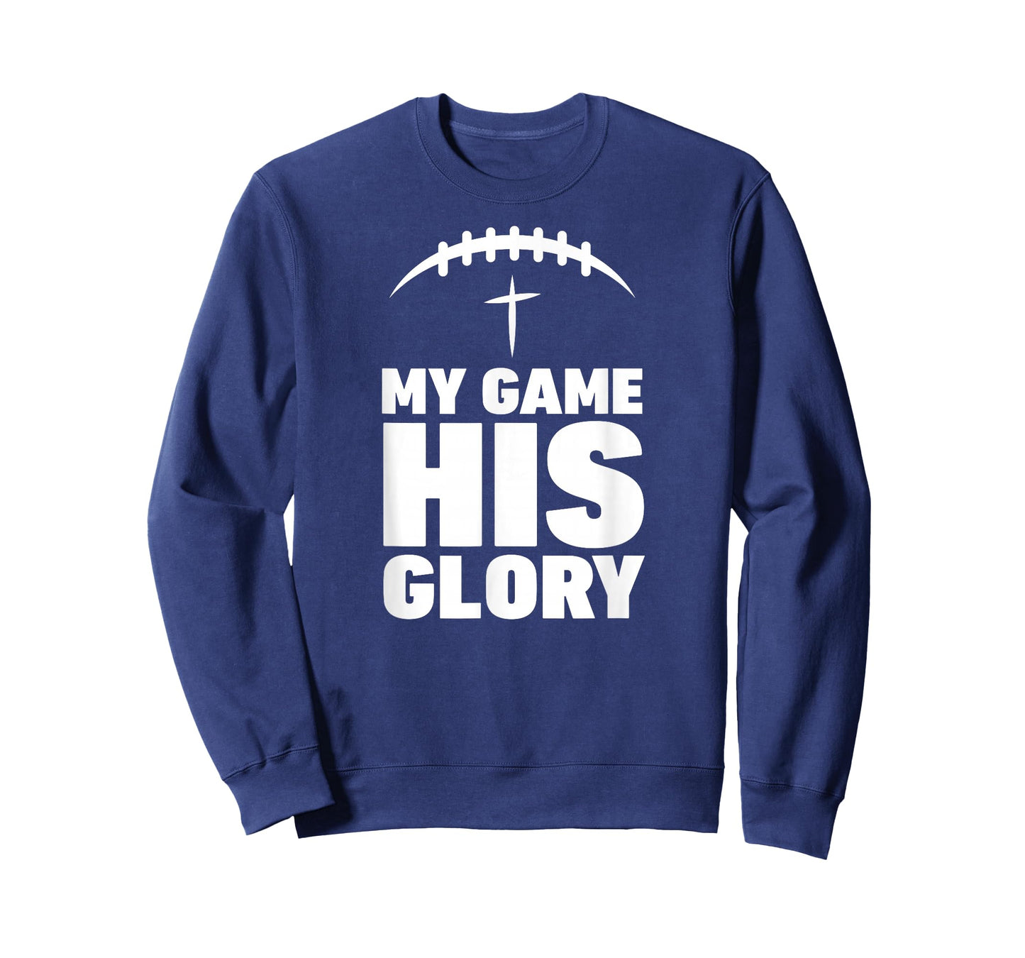 My Game his Glory Football Christian Jesus Shirt Winner Men T-Shirt