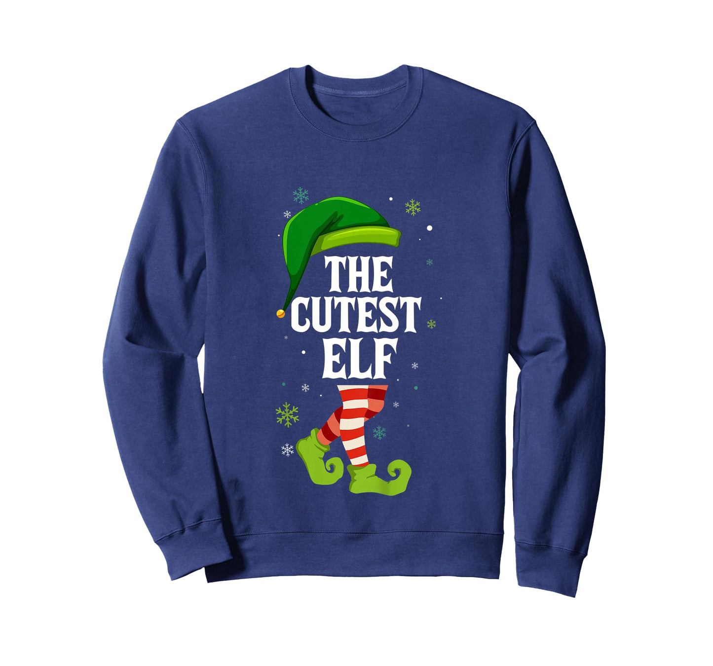 Kids Cutest Elf Matching Family Group Christmas T-Shirt