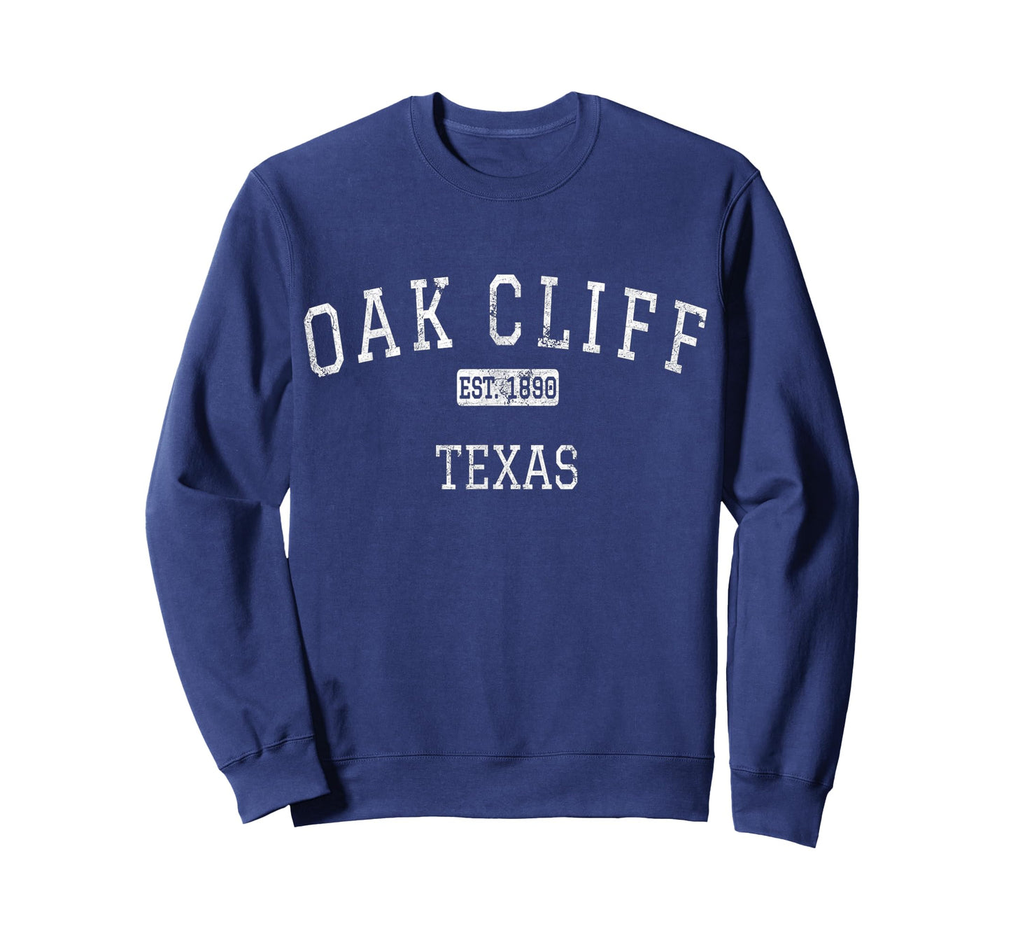 Oak Cliff Texas Vintage TX Vintage T-Shirt, Black