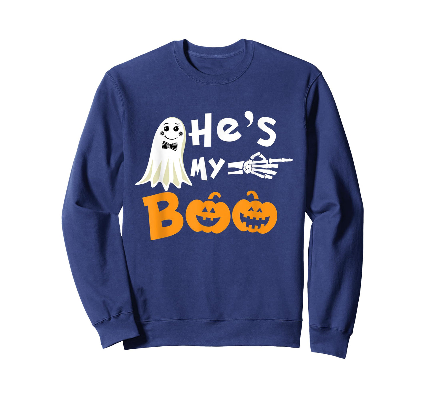 He's My Boo Matching Halloween Costumes For Couples T-Shirt