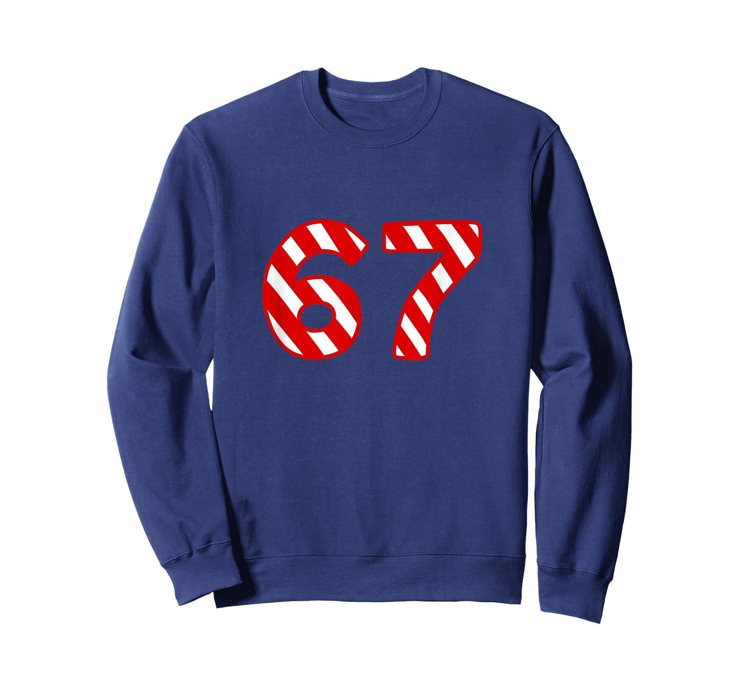 67 Christmas Sweater 6 7 Middle School Candy Cane T-Shirt