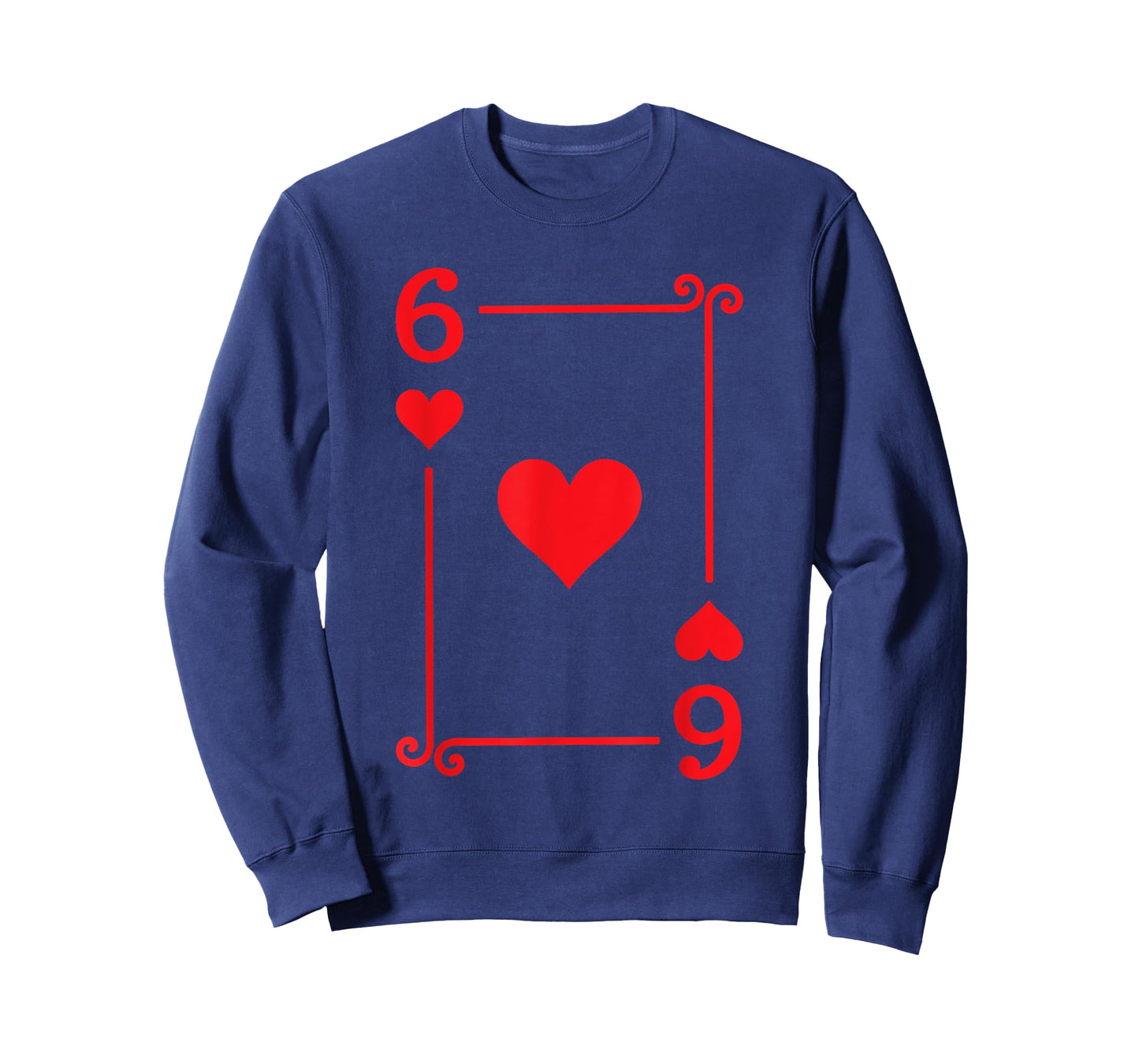 Playing Cards Costume - 6 Hearts Card - Six Card T-Shirt