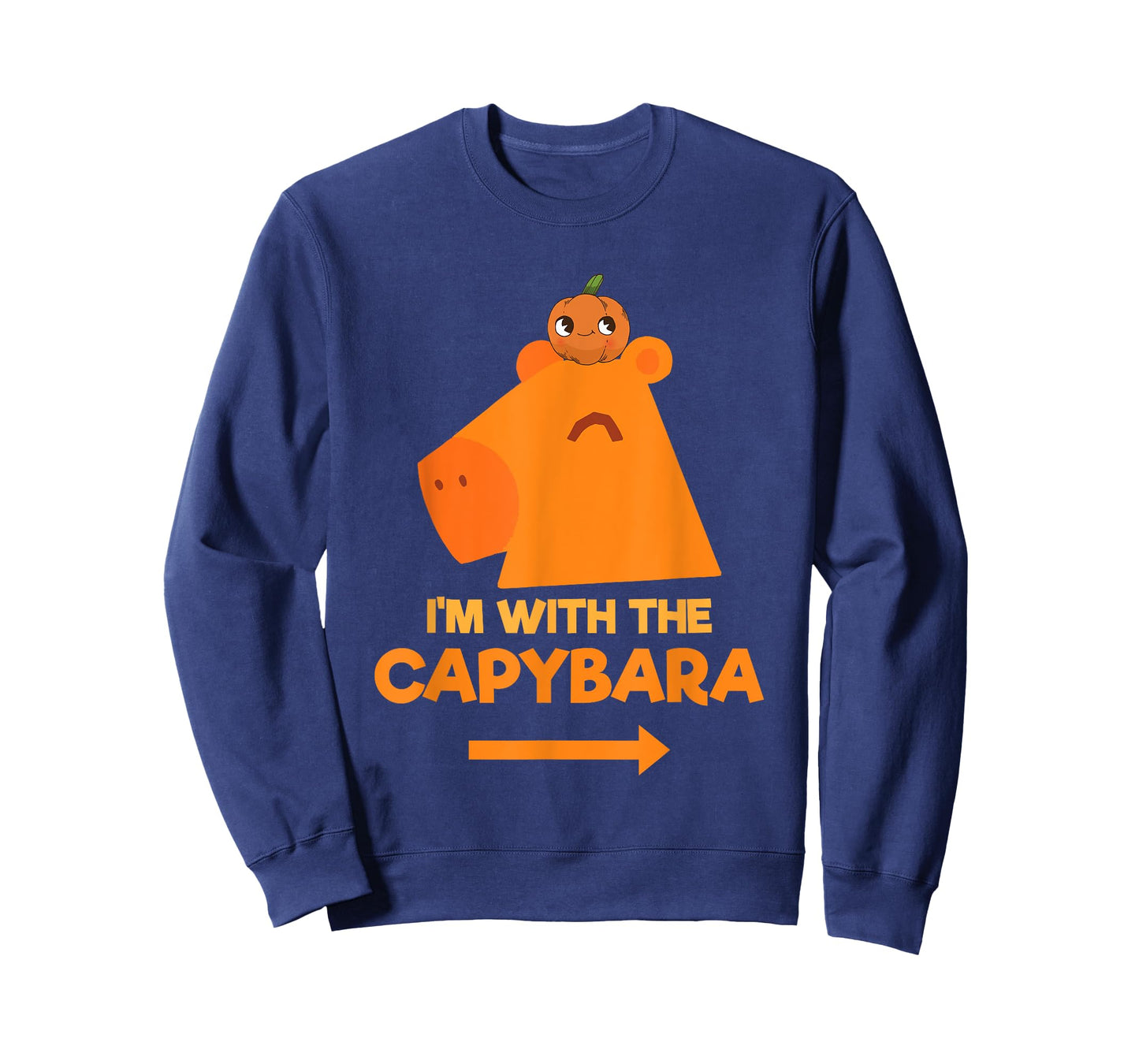 I'm With The Capybara Capy Animal Lover Lazy Halloween T-Shirt