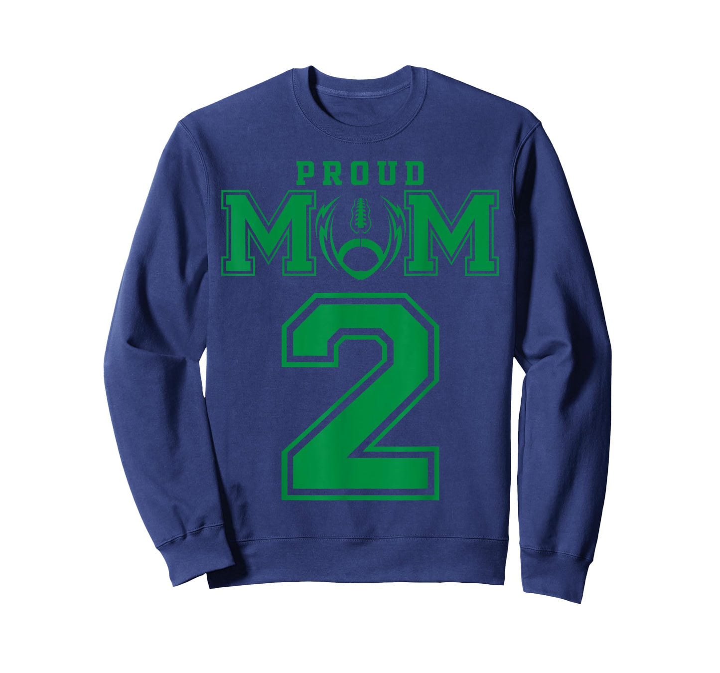 Custom Proud Football Mom Number 2 G Personalized T-Shirt