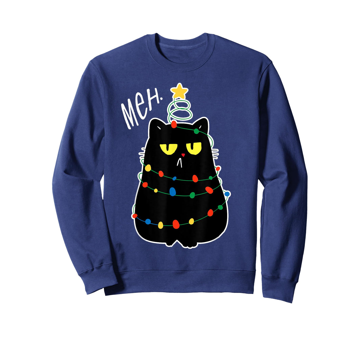 Christmas Meh Cat Kawaii Anime Japanese meow kitty cat lover Men Women Kids T-Shirt
