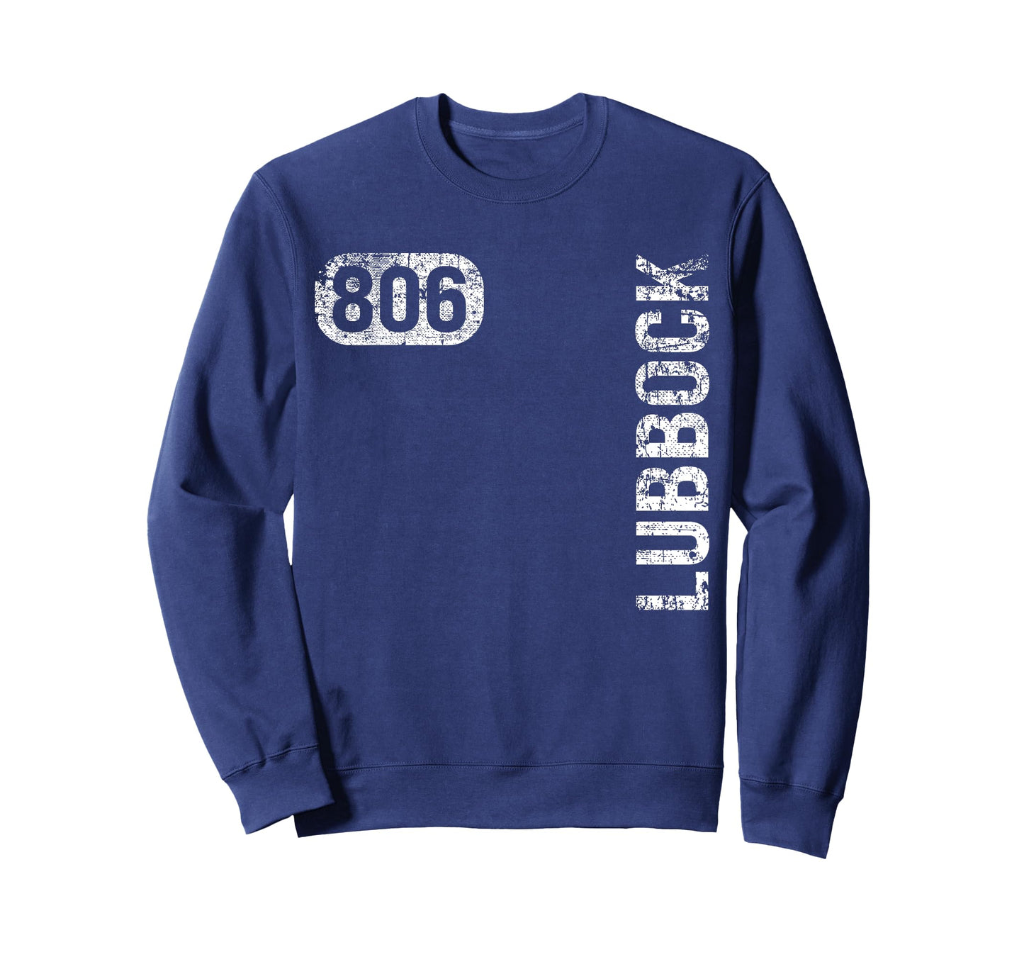 Lubbock Texas 806 Area Code Vintage Retro T-Shirt