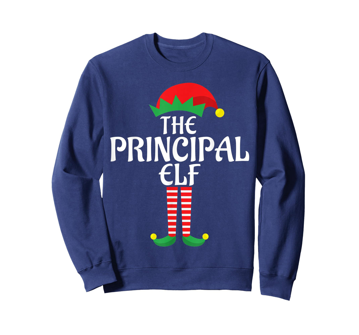 Principal Elf Christmas Theme Holiday Family Group Matching T-Shirt