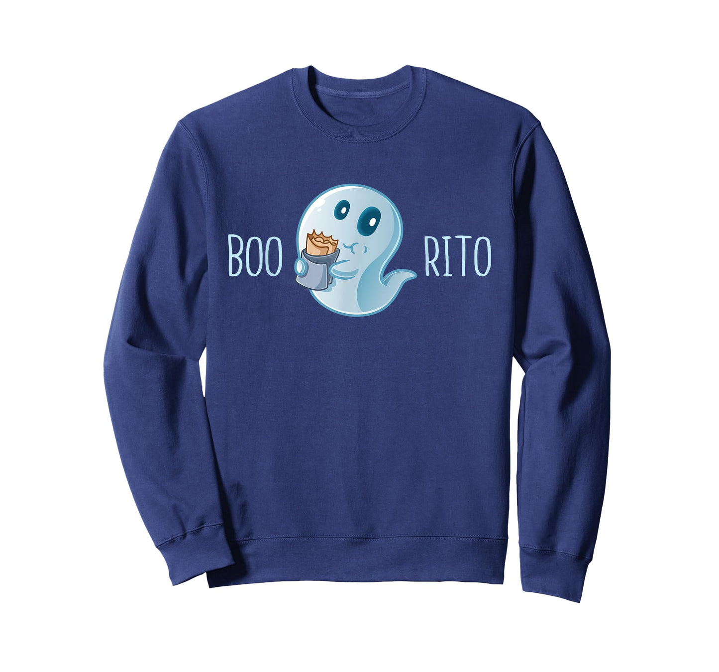 Boo-Rito Funny Mexican Taco Burrito Ghost Halloween Costume T-Shirt