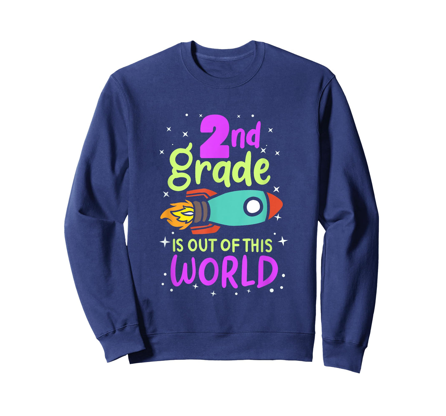 2nd Grade Is Out Of This World 2nd Grader Rocket Costume T-Shirt