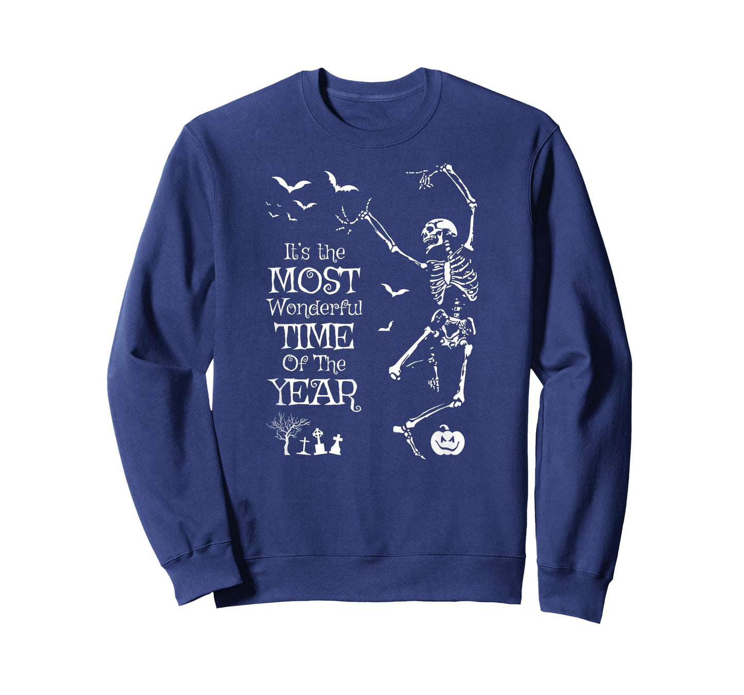 Skeleton Halloween It’s The Most Wonderful Time Of The Year T-Shirt