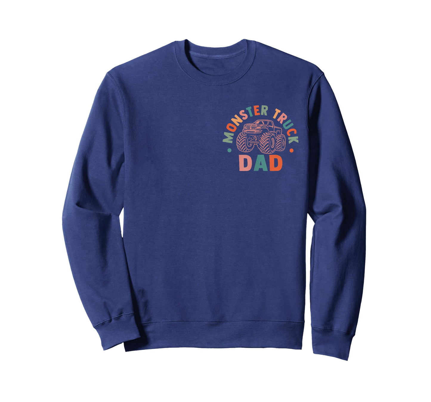 Mens In My Monster Truck Dad Era Monster Truck Dad 2 Sided T-Shirt