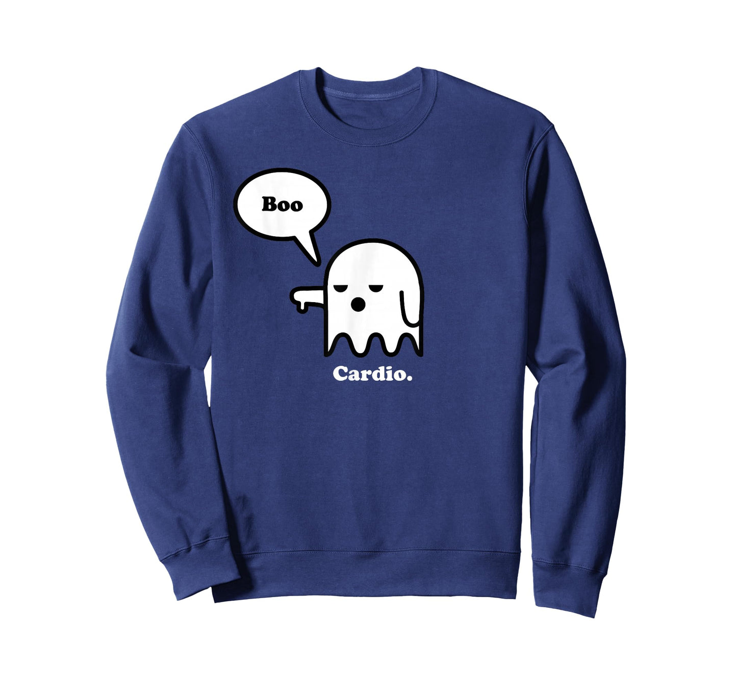 Hate Cardio, Halloween Ghost Boo, Funny Workout Gym Shirt T-Shirt