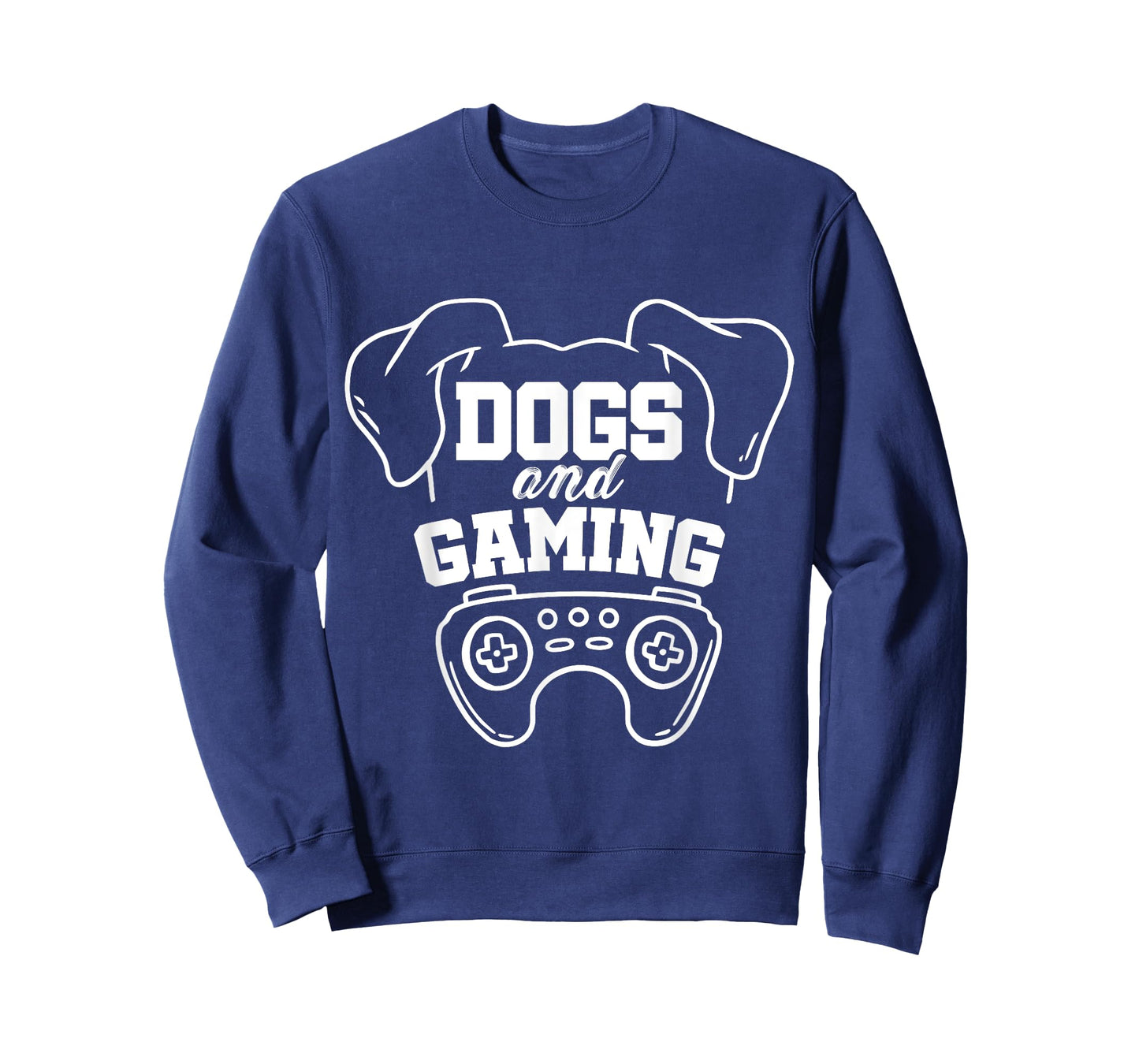 Dogs And Gaming Gamer Video Game Player Games Nerd Geek T-Shirt