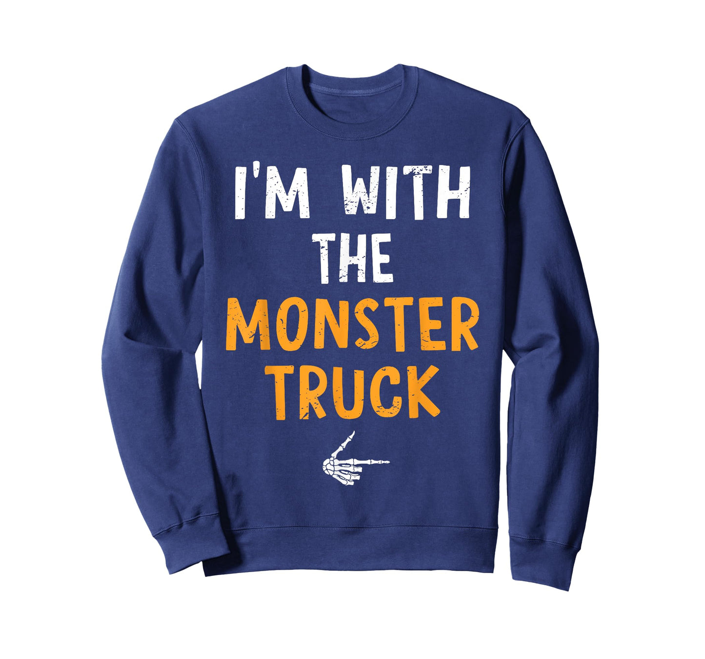 I'm with The Monster Truck Costume Halloween Matching Couple T-Shirt