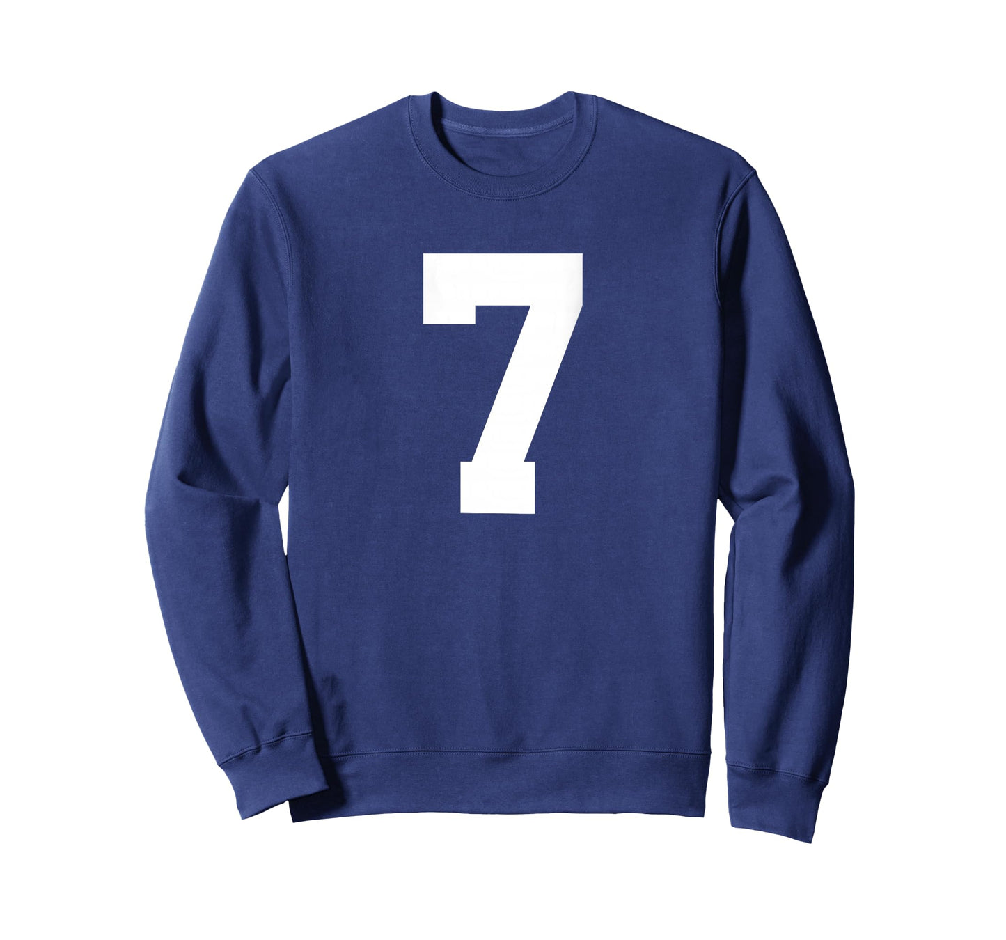 Number 7 (on Back) Sports Team Jersey Number T-Shirt