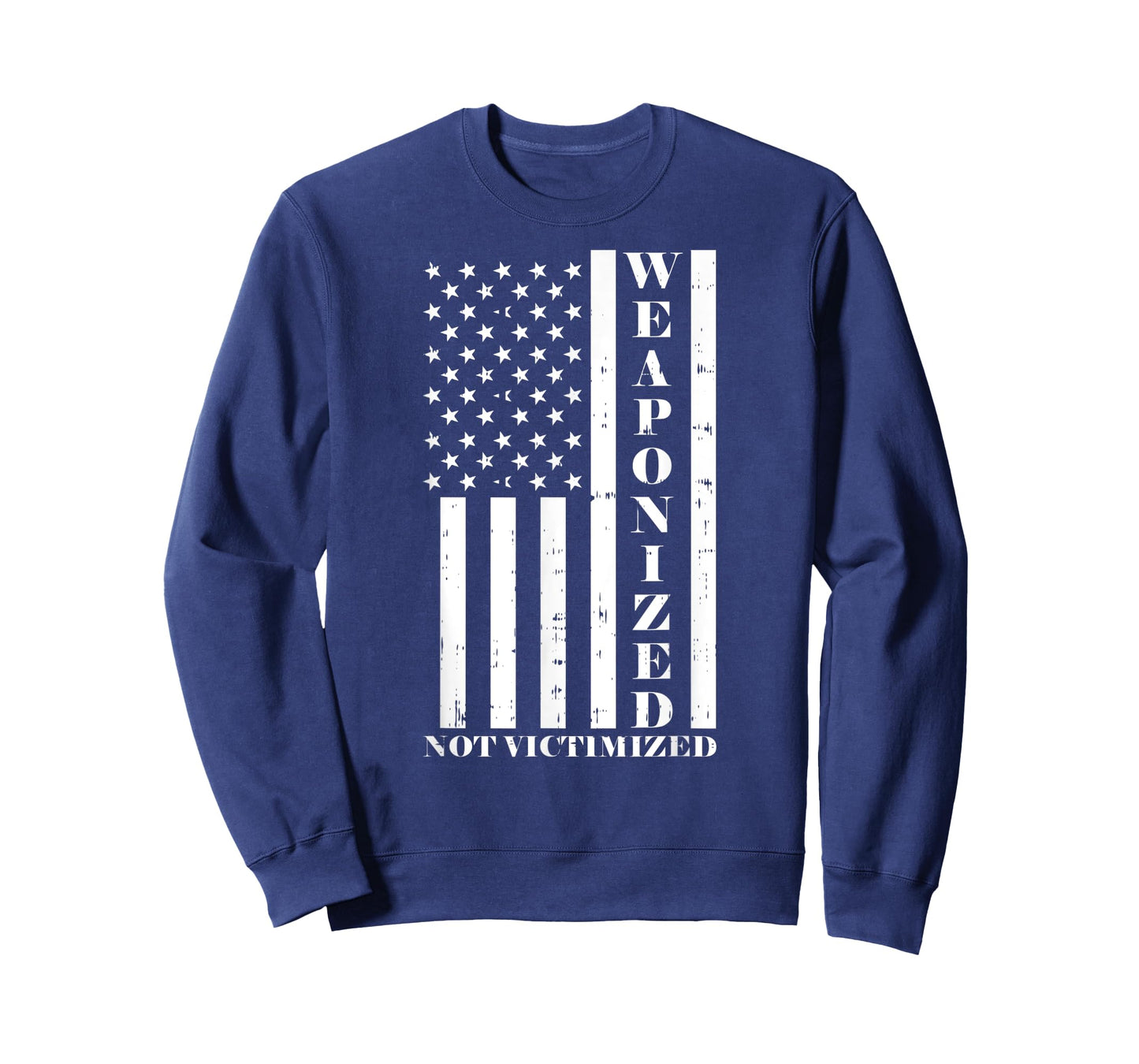 US American Flag - Gun Owner - Weaponized Not Victimized T-Shirt