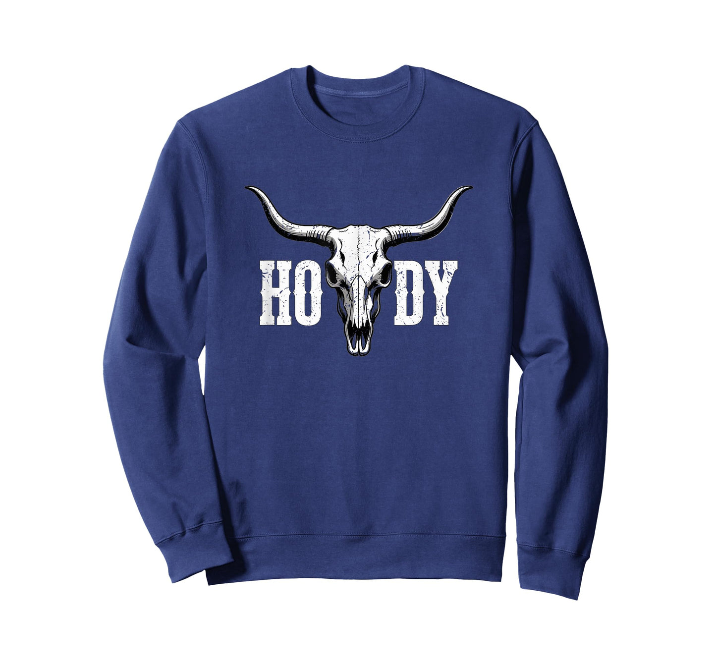 Cowboy Rodeo Howdy Western Cow Skull Rustic Texas Ranch T-Shirt