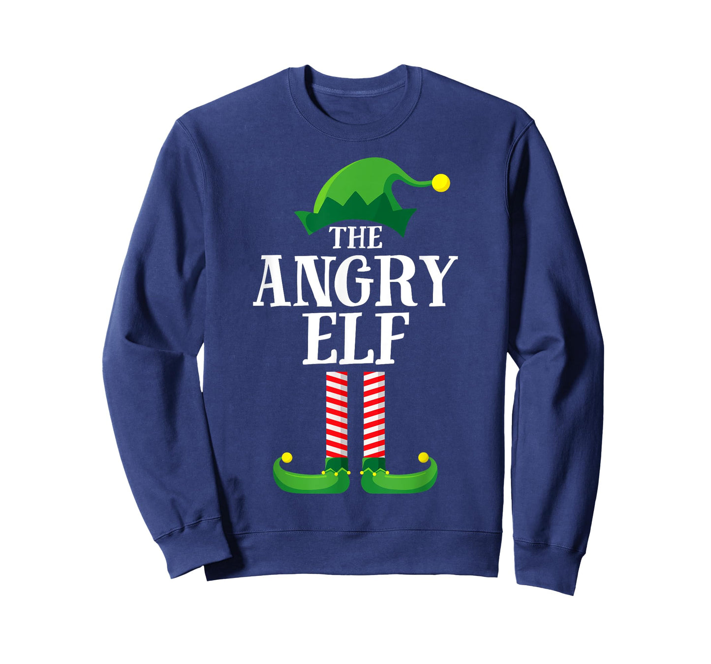 Angry Elf Matching Family Group Christmas Party Pyjamas T-Shirt