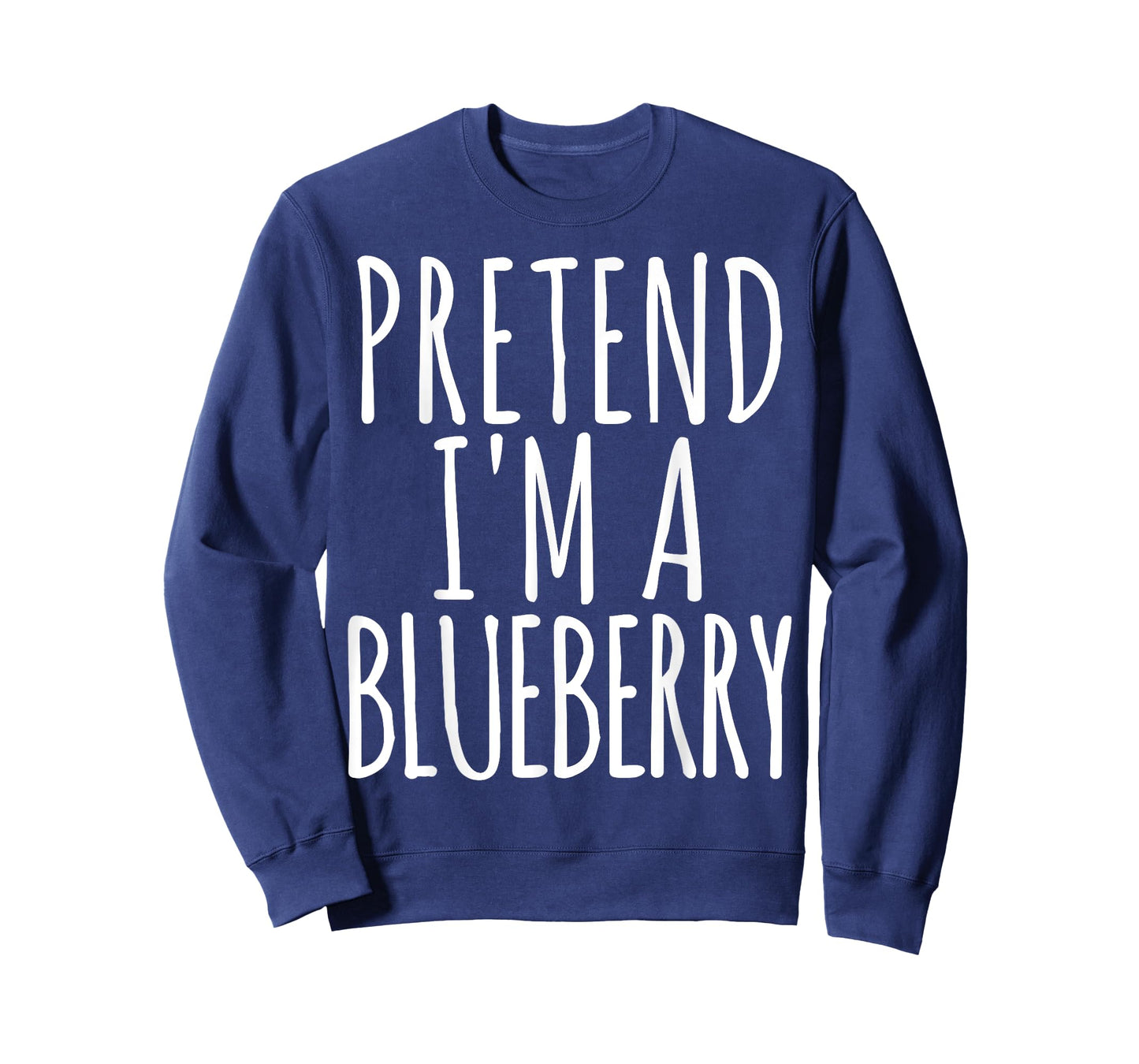 Funny Lazy Halloween PRETEND I'M A BLUEBERRY Gift Womens Men T-Shirt