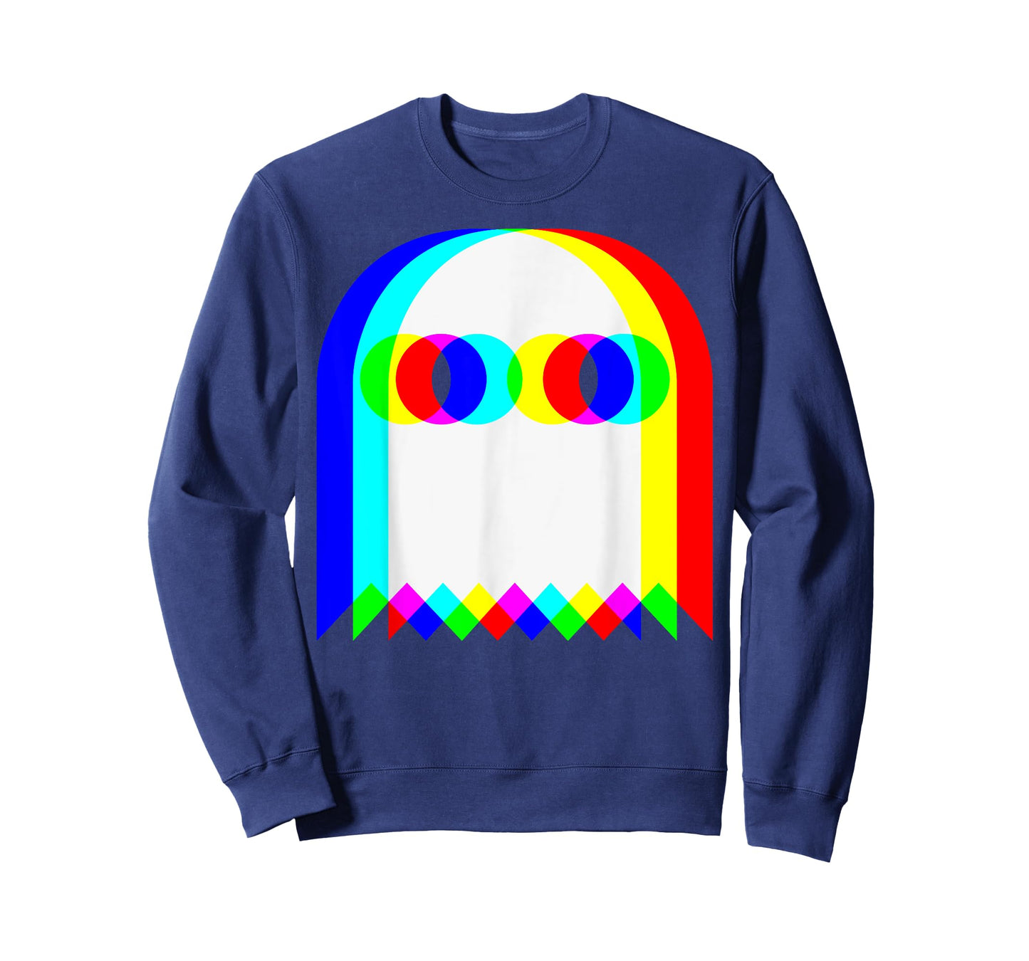 Ghost Trippy Vaporwave Halloween Techno Rave Funny Gamer T-Shirt