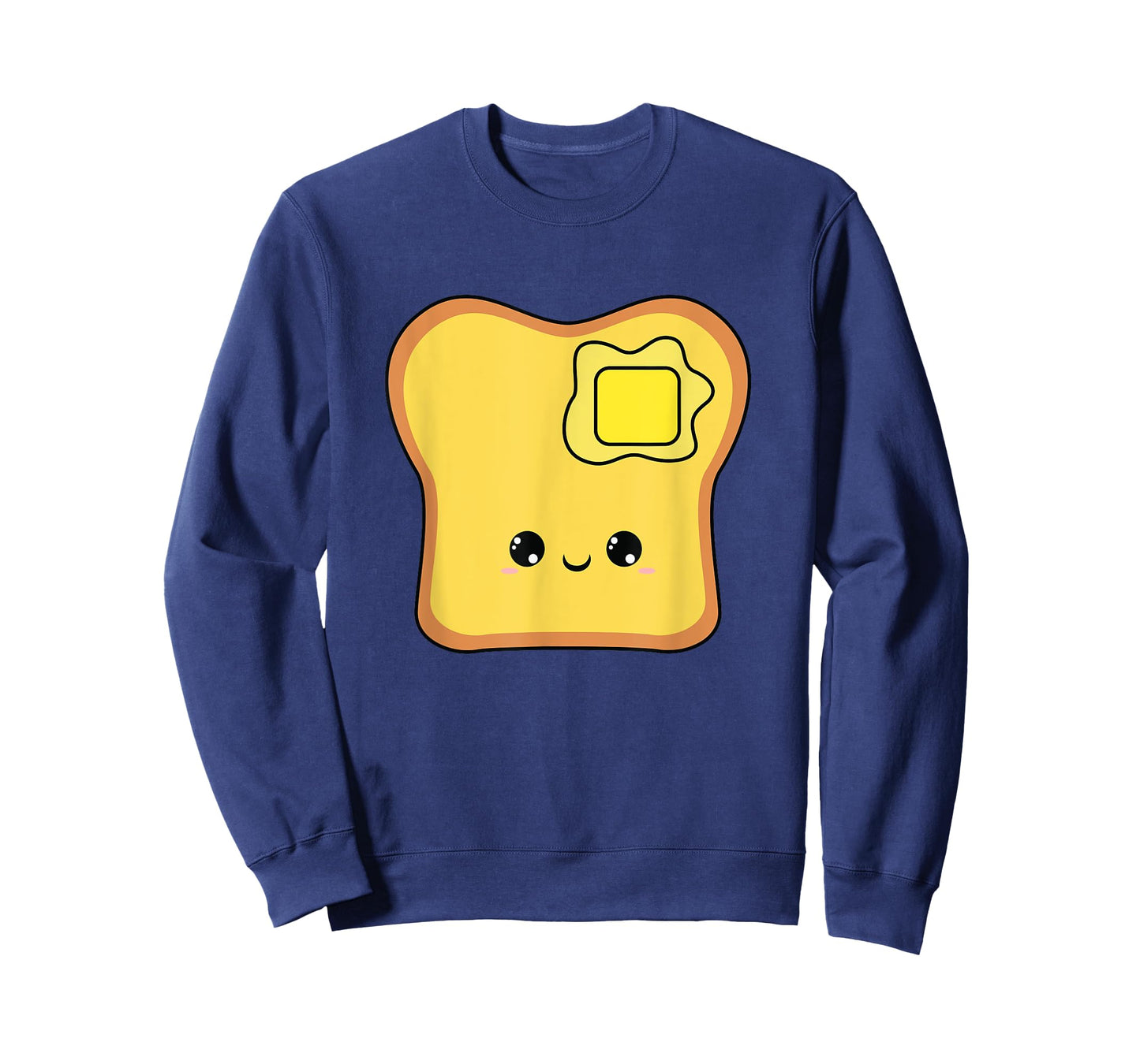 toast - butter - melting - bread - cute - kawaii - smile T-Shirt