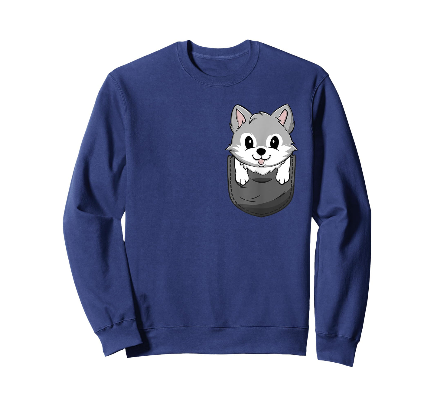 Wolf In A Pocket - Wild Animal Lover Hunter Zoology T-Shirt