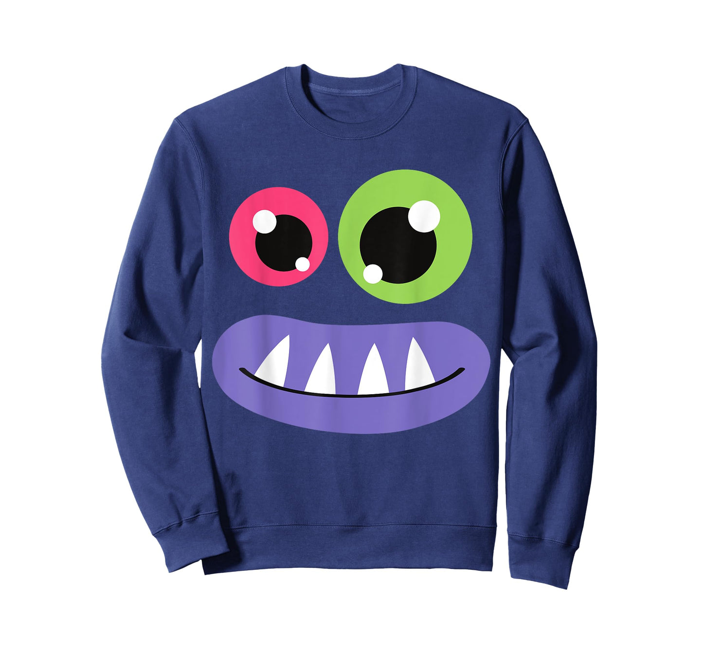 Cute Monster Face Halloween Costume Cute Group Men Women Kid T-Shirt