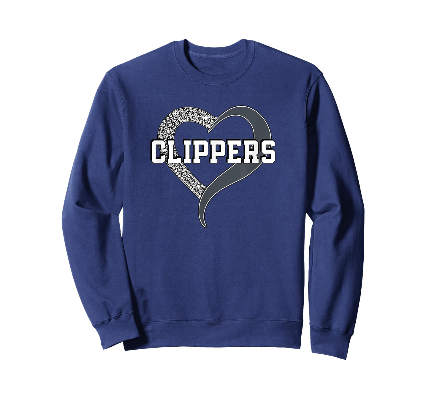 Clippers Clearview Diamond Heart HS T-Shirt