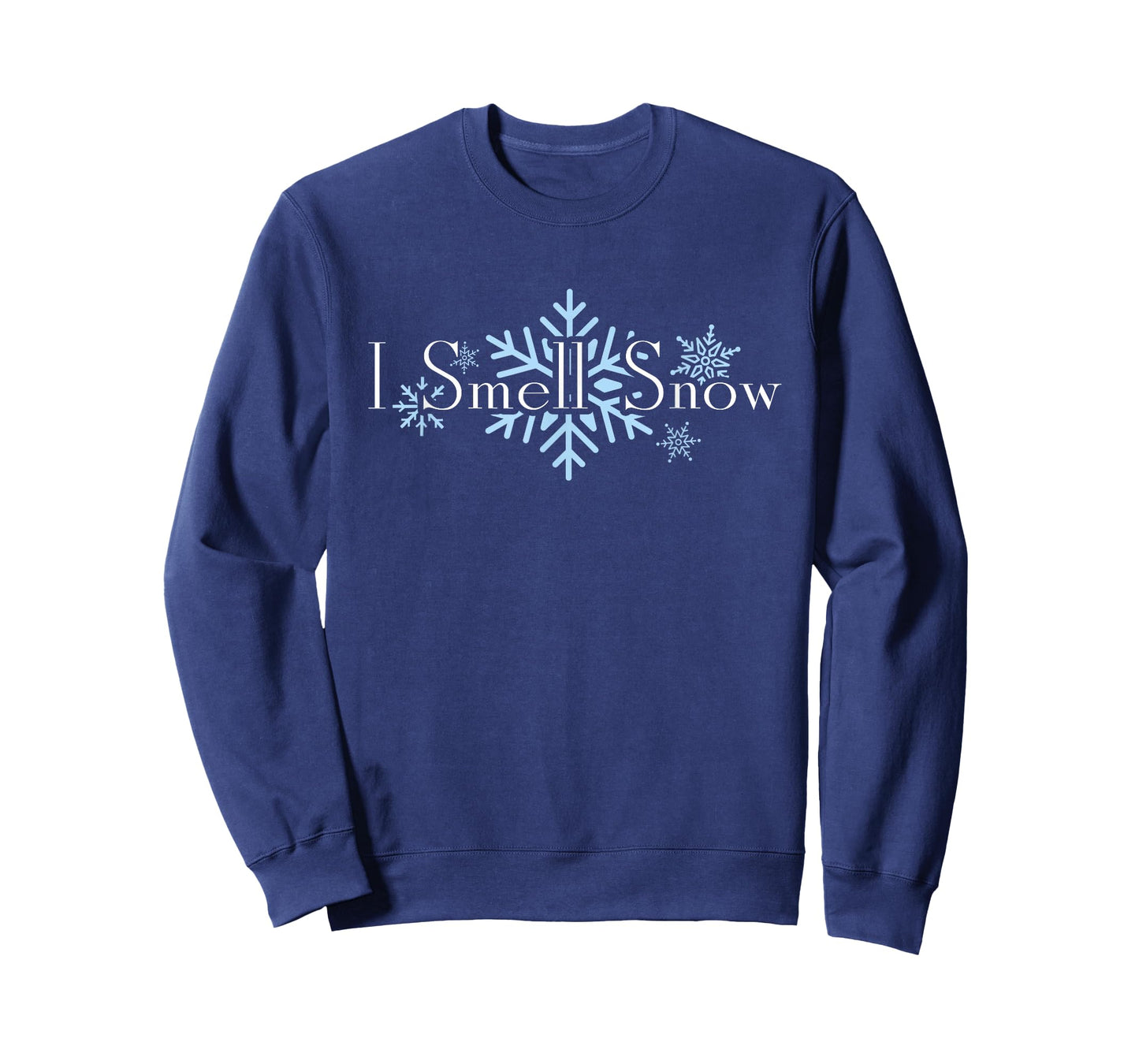 I Smell Snow Winter Christmas Holiday Snowflake T-Shirt