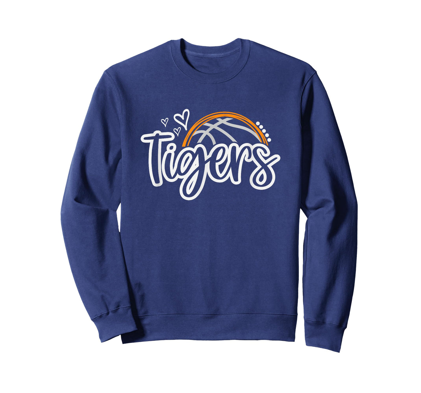 Basketball Tigers School Sports Fan Team Spirit T-Shirt