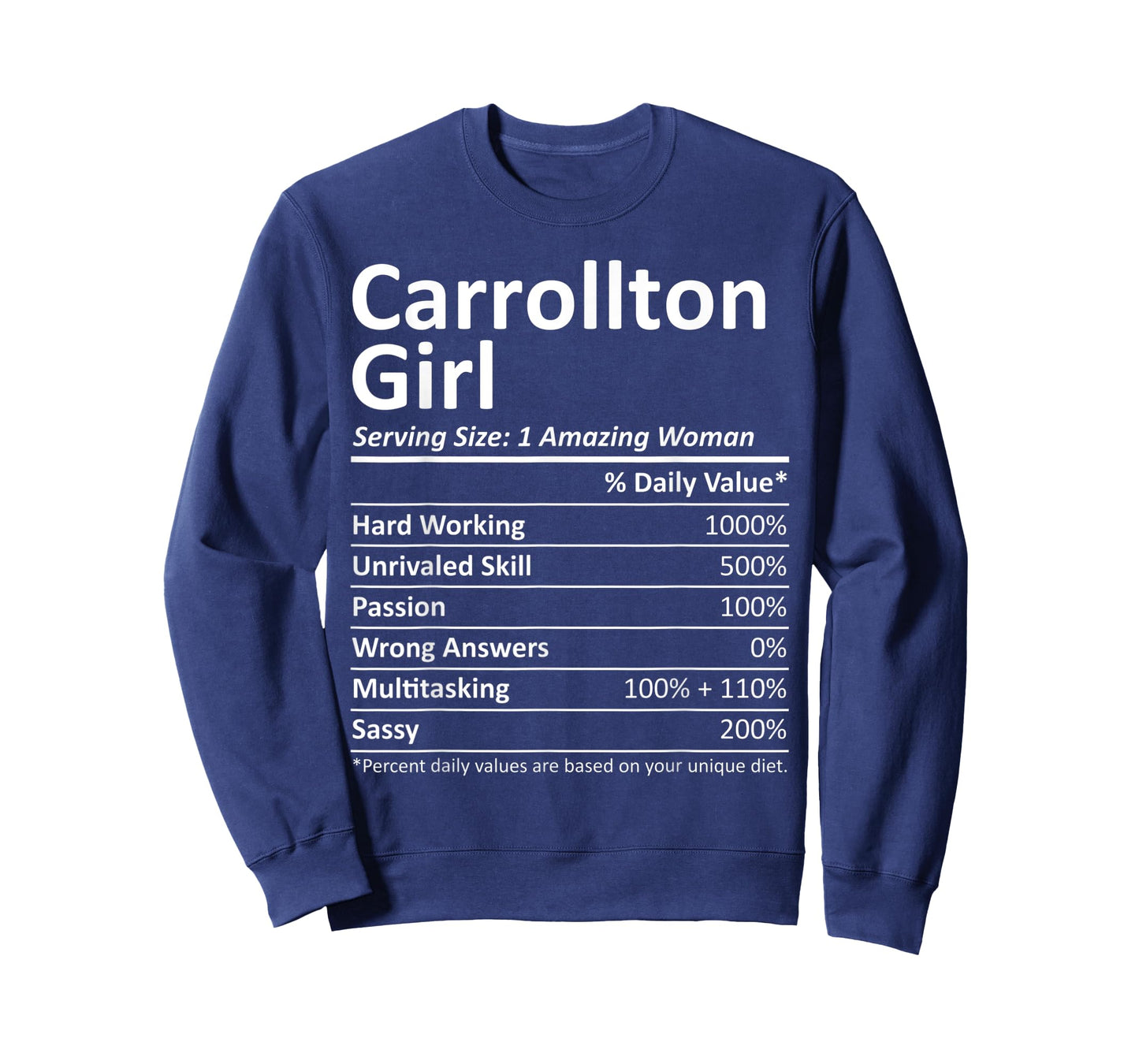CARROLLTON GIRL TX TEXAS Funny City Home Roots USA Gift T-Shirt