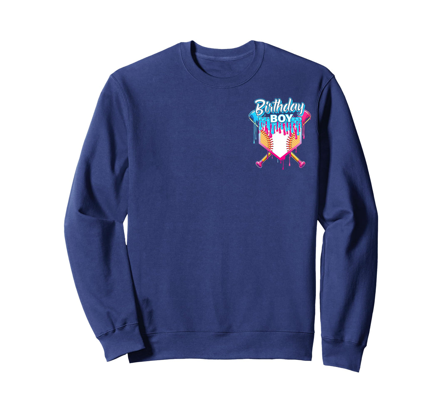 Baseball 10 Year Old Ice Cream Drip 10th Birthday Boy 10 T-Shirt
