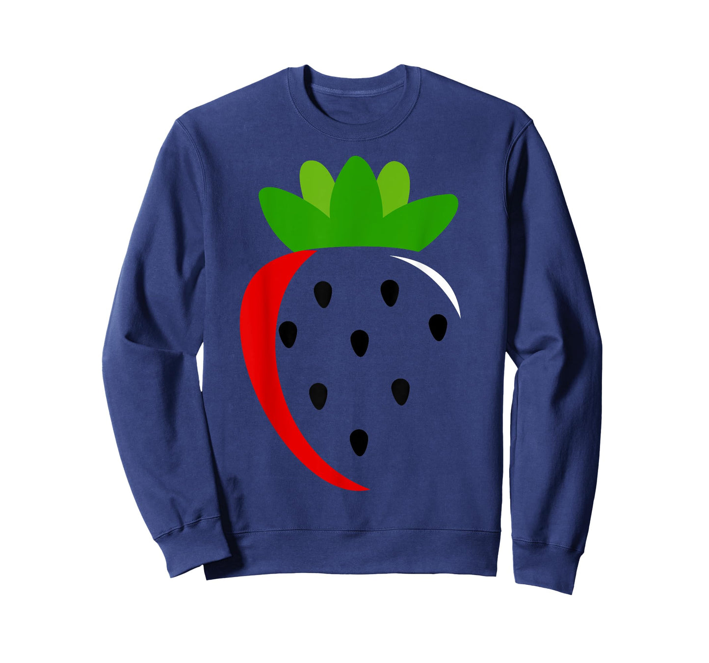 Big Strawberry Costume Cute Easy Fruit Halloween Gift T-Shirt