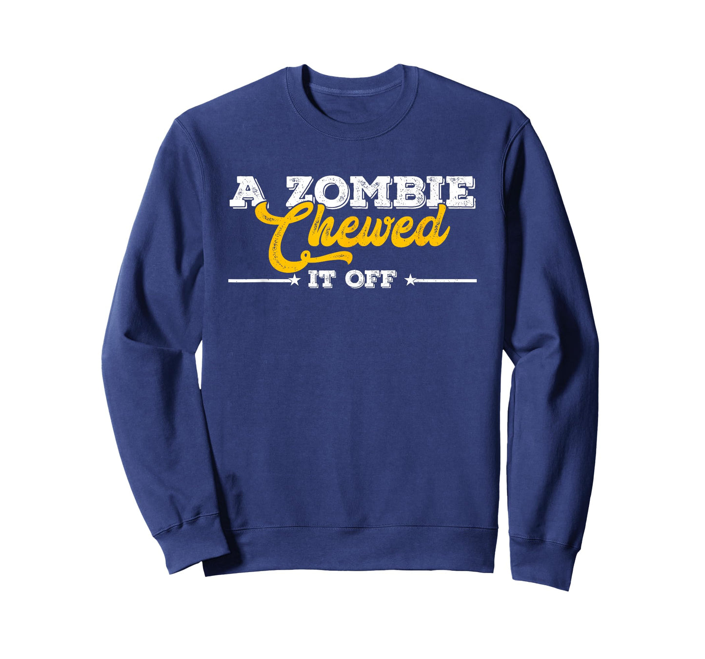 A Zombie Chewed It Off Funny Leg Arm Amputee Recovery T-Shirt