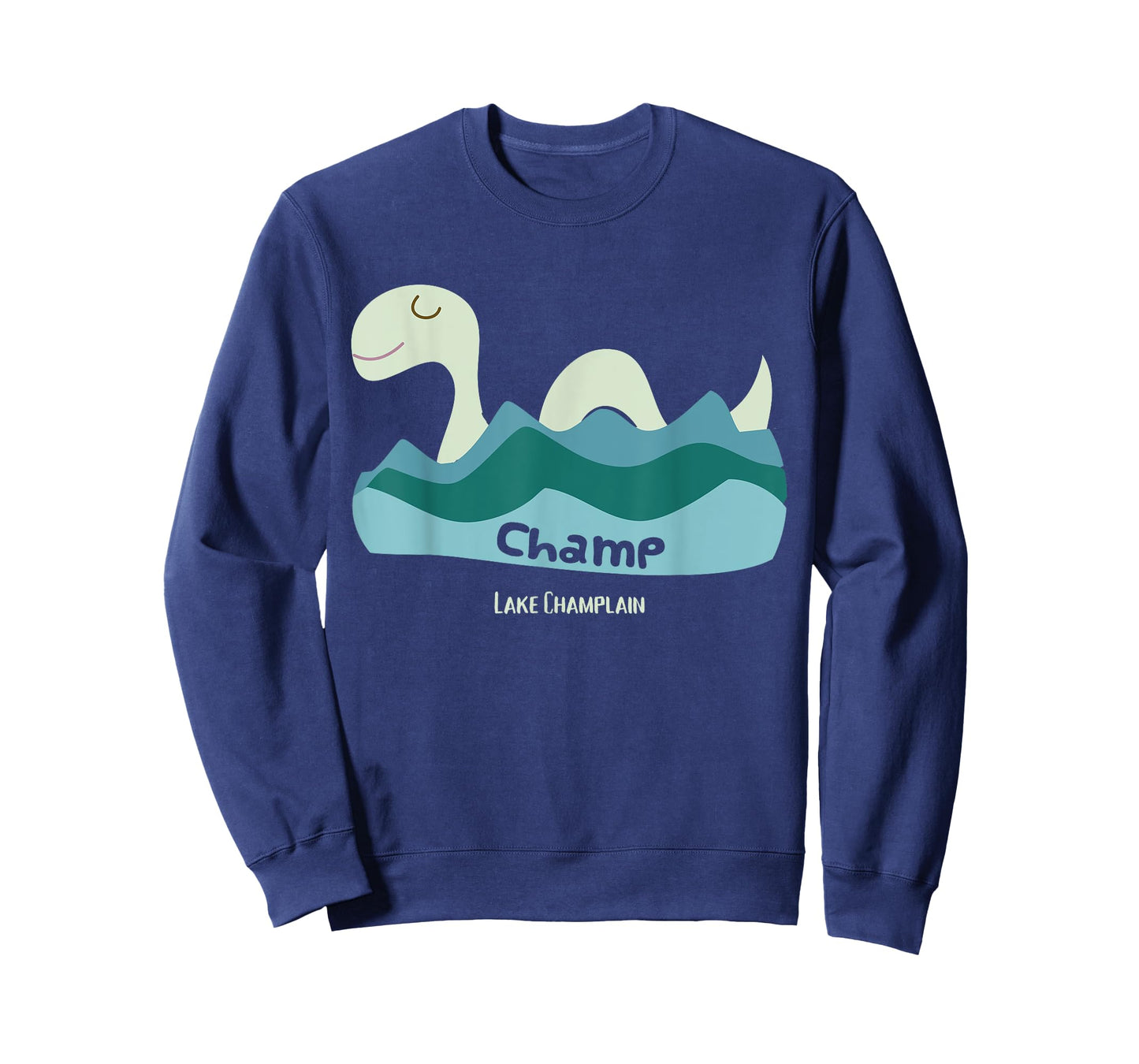 Champ Lake Champlain Lake Monster Cartoon Graphic T-Shirt T-Shirt